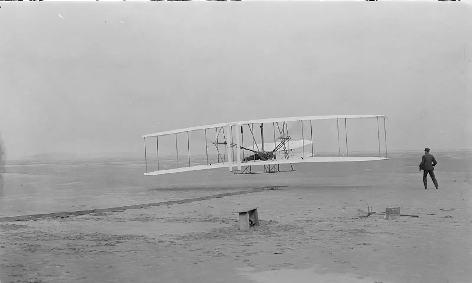 The first flight, Kill Devil Hills, December 17, 1903